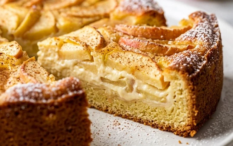 Apfel Schmandkuchen in 10 Minuten bereit für den Ofen