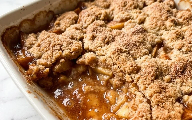 Einfacher Zimtapfel-Cobbler: Schnell & Lecker